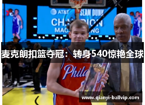 麦克朗扣篮夺冠：转身540惊艳全球